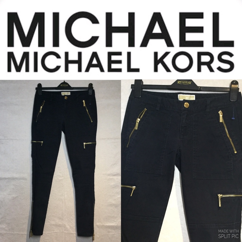 Michael Kors Black Pants, Hardware embellished, 2